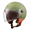 Kask motocyklowy MT STREET S SOLID GREEN zielony