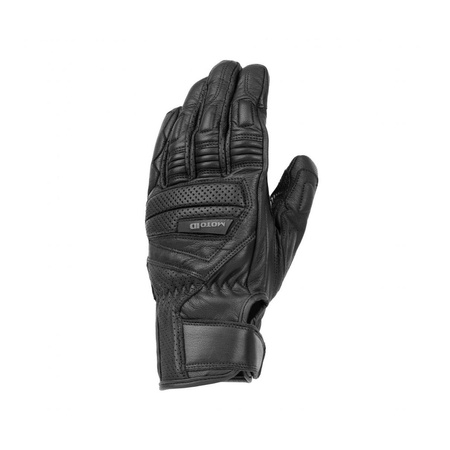 Rękawice motocyklowe MOTOID ALPHA BLACK czarny