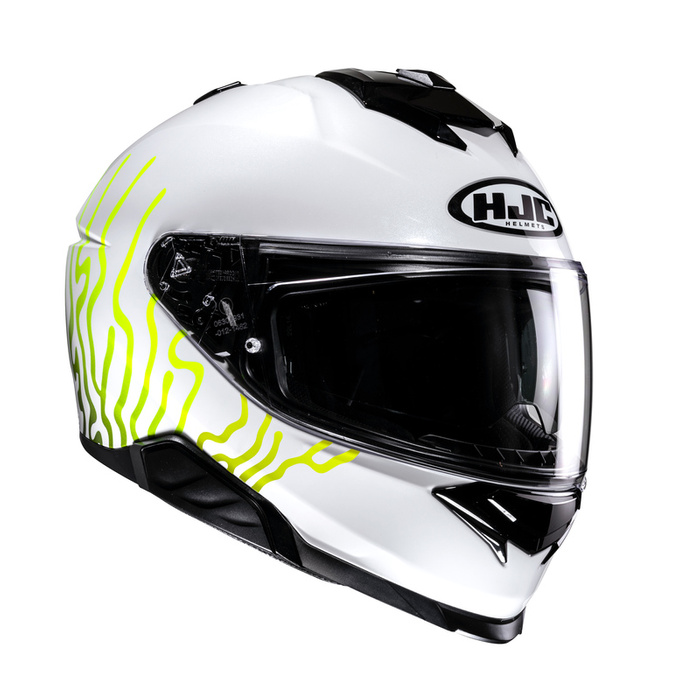 Kask motocyklowy HJC I71 Celos biały/czarny