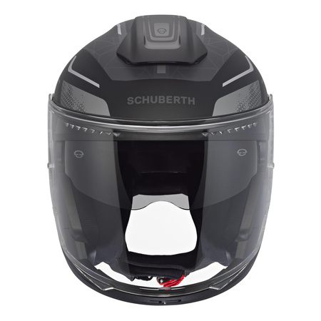 Kask motocyklowy SCHUBERTH J2 ECE SIGMA GREY czarny szary