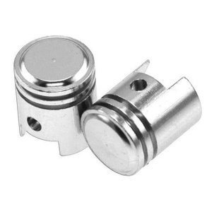 Nakrętki na wentyl KEITI silver