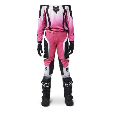 Bluza motocyklowa dziecięca FOX Junior Girls 180 Lean Black Pink