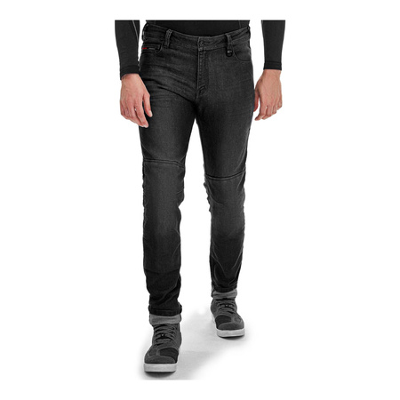 Spodnie jeans SHIMA RIDGE BLACK czarny