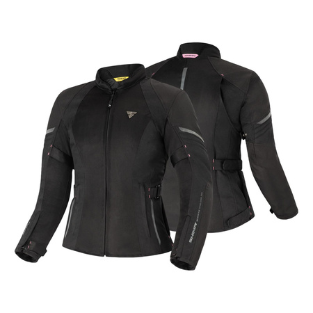 Damska kurtka motocyklowa tekstylna miejska Shima JET czarny