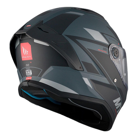 Kask motocyklowy MT STINGER 2 ZIVZE MATT BLACK/GREY czarny szary