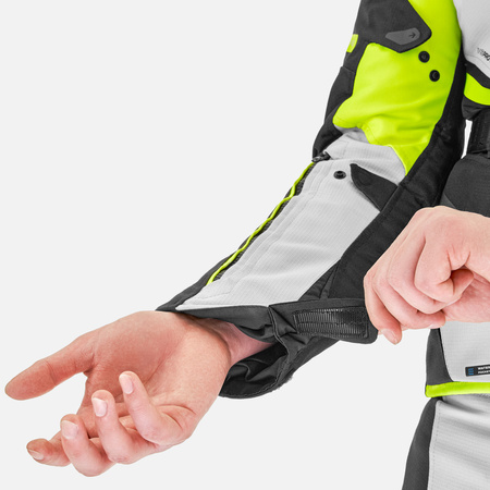 Kurtka motocyklowa SHIMA DUNE FLUO czarny szary żółty fluo