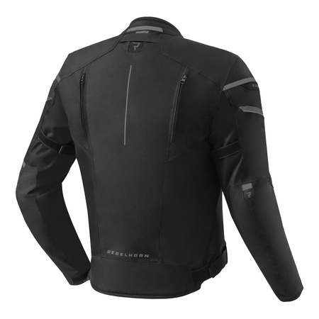 Kurtka motocyklowa tekstylna Rebelhorn SPARK czarny