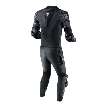 Kombinezon motocyklowy dwuczęściowy REBELHORN REBEL BLACK czarny