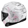 Kask motocyklowy integralny HJC F71 Eliz biały/różowy