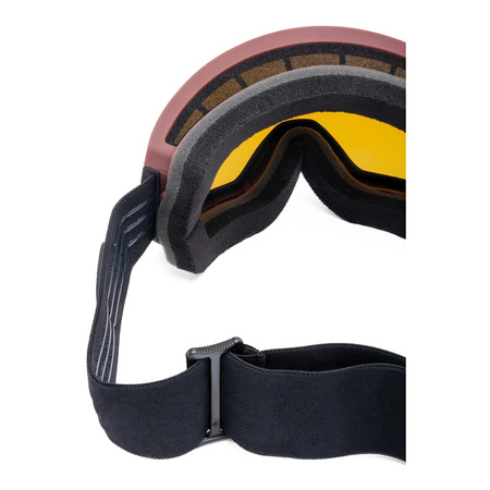 Gogle Snowboardowe IMX Peak Purple Matt/Black - Szyba Podwójna Blue Irridium + Brown