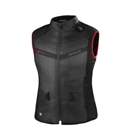 Damska kamizelka podgrzewana ocieplająca motocyklowa Shima POWERHEAT VEST czarny