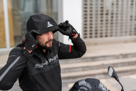 Kurtka motocyklowa tekstylna miejska Shima DRIFT+ czarny