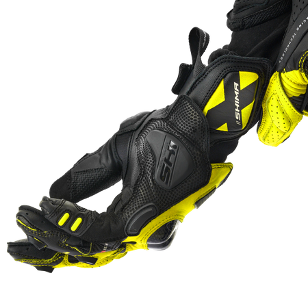 Rękawice motocyklowe SHIMA XRS-3 YELLOW FLUO żółty fluo