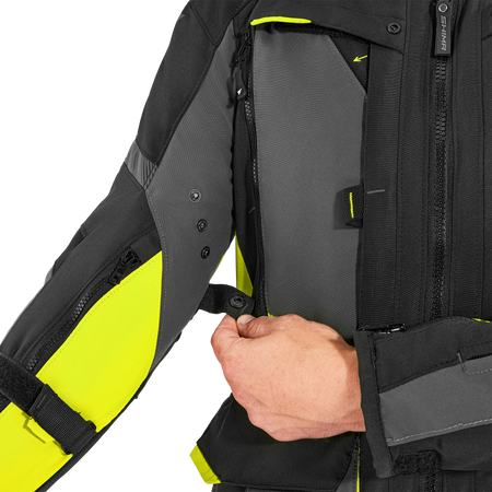 Kurtka motocyklowa tekstylna miejska Shima HERO 2.0 fluo