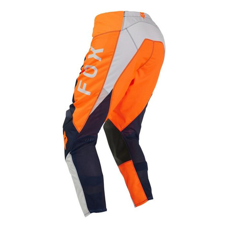 spodnie motocyklowe cross offroad FOX 180 Nitro Fluo pomarańczowy