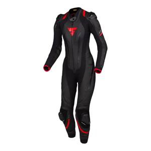 Kombinezon jednoczęściowy motocyklowy skórzany Shima MIURA RS czarny/czerwony