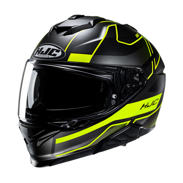 Kask motocyklowy HJC I71 Iorix czarny/żółty