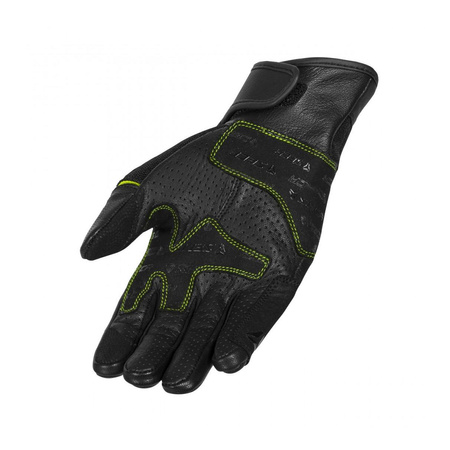 Rękawice motocyklowe SECA AXIS MESH II FLUO YELLOW czarny żółty fluo
