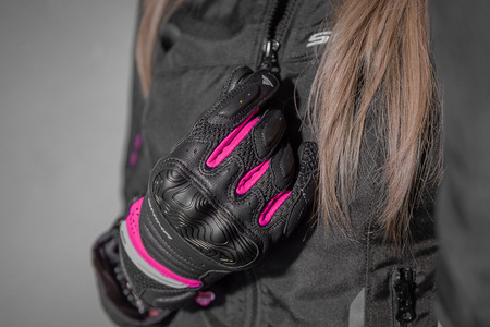 Damskie rękawice motocyklowe miejskie Shima RUSH GLOVES różowy