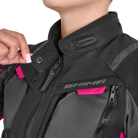 Damska kurtka motocyklowa tekstylna miejska Shima HERO 2.0 różowy