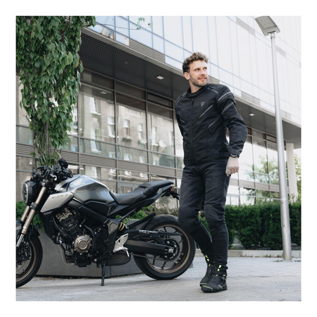 Kurtka motocyklowa tekstylna miejska/turystyczna Rebelhorn SPARK czarny