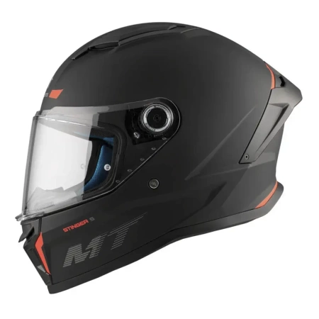 Kask motocyklowy MT STINGER 2 SOLID MATT BLACK czarny mat