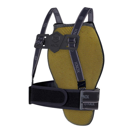 Ochraniacz motocyklowy kręgosłupa żółw KNOX MICRO-LOCK AIR MK2 czarny żółty