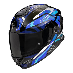 Kask motocyklowy SCORPION EXO-GT SP AIR AUGUSTA BLACK/GREY/BLUE czarny szary niebieski