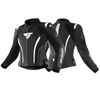 Kombinezon motocyklowy dwuczęściowy damski SHIMA MIURA 2.0 BLACK/WHITE czarny biały