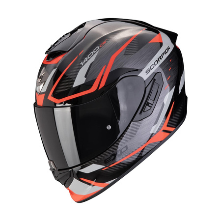 Kask motocyklowy SCORPION EXO-1400 EVO II AIR ACCORD GREY/RED szary czerwony