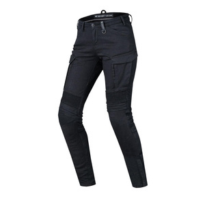 Damskie jeansy motocyklowe Shima GIRO 2.0 czarny