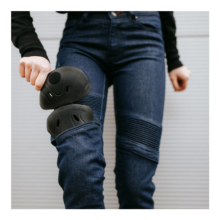 Spodnie jeans damskie BROGER OHIO RAW NAVY granatowy