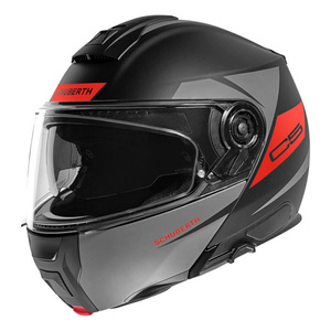 Kask motocyklowy SCHUBERTH C5 ECE ECLIPSE ANTHRACITE czarny grafitowy czerwony