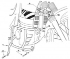 KAPPA GMOLE OSŁONY SILNIKA HONDA XL 600V TRANSALP (97-99) (TN363) CZARNE