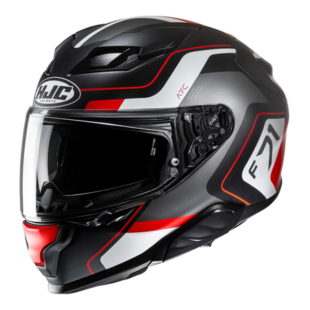 Kask motocyklowy integralny HJC F71 Arcan czarny/czerwony