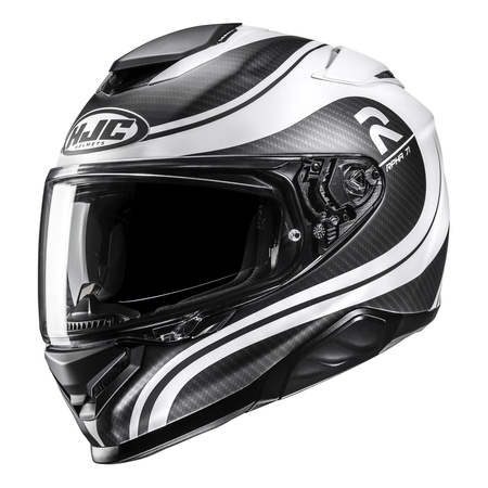 Kask motocyklowy integralny HJC RPHA 71 Cleta biały/czarny