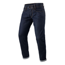 Jeansy motocyklowe REVIT LEWIS SELEVEDGE DARK BLUE niebieski