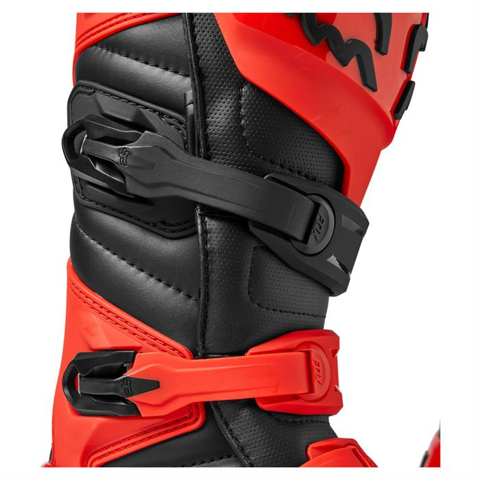 Buty motocyklowe cross offroad mtb FOX Comp Fluo czerwony