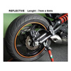 Taśma odblaskowa KEITI na felgę Reflective Sticker Strip orange