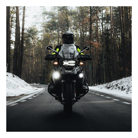 Kurtka motocyklowa tekstylna Rebelhorn HARDY II czarny-żółty fluo