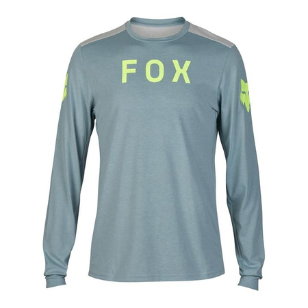 Koszulka na rower FOX RANGER DR Z DŁUGIM RĘKAWEM AVIATION GUNMETAL szary