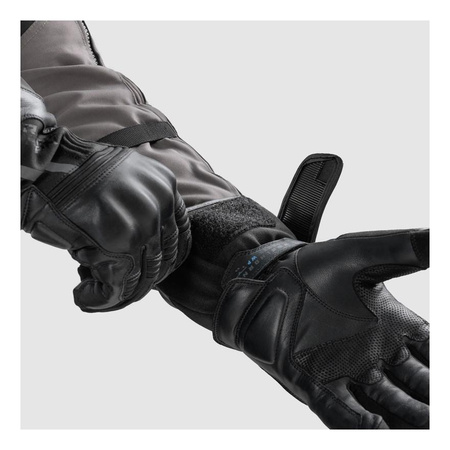 Rękawice motocyklowezimowe Rebelhorn TRACER WP czarny