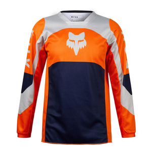 Dziecięca bluza koszulka motocyklowa rowerowa cross mtb FOX 180 Nitro Fluo pomarańczowy Junior
