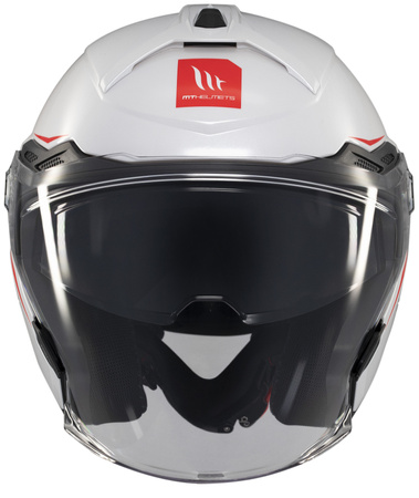 Kask otwarty MT COSMO SV SOLID GLOSS WHITE biały