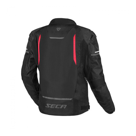 Kurtka motocyklowa SECA AERO PRO RED czarny czerwony