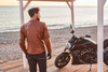 Kurtka motocyklowa skórzana Shima HUNTER+ 2.0 jasny brązowy