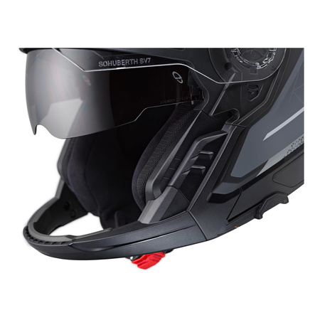 Kask motocyklowy SCHUBERTH J2 ECE SIGMA GREY czarny szary