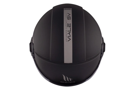 Kask motocyklowy MT VIALE SV S SOLID MATT BLACK czarny mat