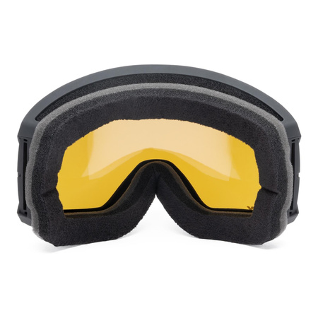 Gogle Snowboardowe IMX Peak Black Matt/Graphic Black - Szyba Podwójna Gold Irridium + Brown