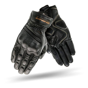 Rękawice motocyklowe turystyczne skórzane Shima AVIATOR czarny